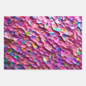 Feuille De Papier Cadeau Parties scintillant Opal Holographique Collection  (Devant)