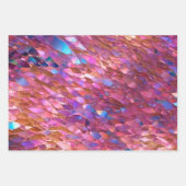 Feuille De Papier Cadeau Parties scintillant Populaire Opal Holographic Col (Devant 3)