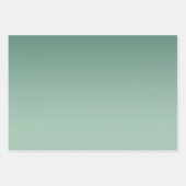 Feuille De Papier Cadeau Parties scintillant verte Ombre Glitzy (Devant)