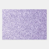 Feuille De Papier Cadeau Parties scintillant violette ultra violette (Devant)