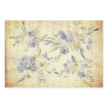 Partition vintage fleurie