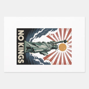 Feuille De Papier Cadeau Pas de rois en Amérique Liberity Status USA Démocr