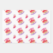 Feuille De Papier Cadeau "Passion Pour La Mode" - Style A (Devant 3)