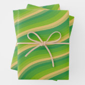 Feuille De Papier Cadeau Passion Verte (En situation)