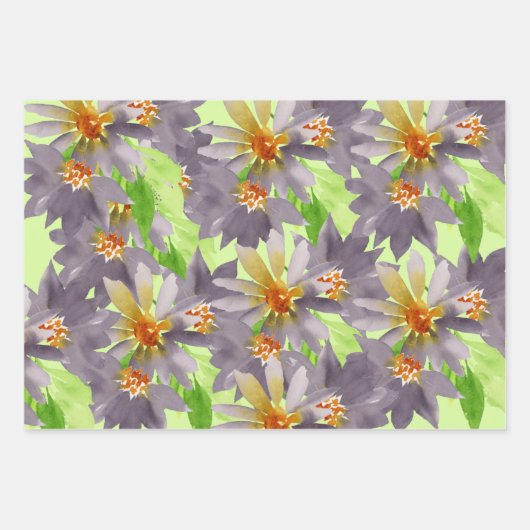 Feuille De Papier Cadeau Passion violette (Devant 2)