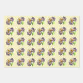 Feuille De Papier Cadeau Passion violette (Devant)