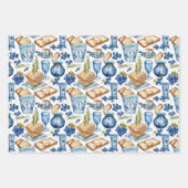 Feuille De Papier Cadeau Passover Matzah (Devant)