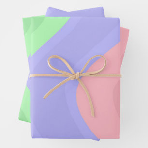 Feuille De Papier Cadeau Pastel