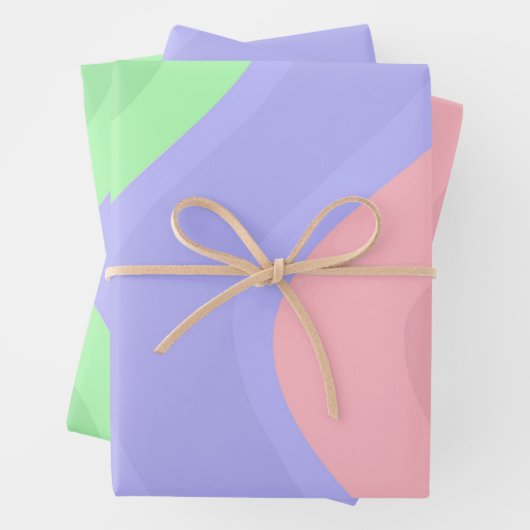 Feuille De Papier Cadeau Pastel (En situation)