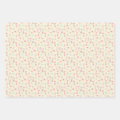 Feuille De Papier Cadeau Pastel Aquarelle Joyeux Cadeau Anniversaire Feuill (Devant 3)