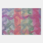 Feuille De Papier Cadeau Pastel Art Abstrait (Devant 3)