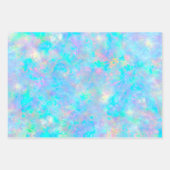Feuille De Papier Cadeau pastel bleu opal texture design (Devant 2)