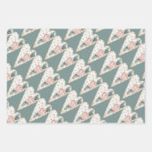 Feuille De Papier Cadeau Pastel Coeurs chics Valentines (Devant 3)