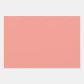 Feuille De Papier Cadeau Pastel Flamingo Pink Color (Devant)