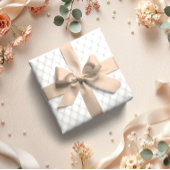 Feuille De Papier Cadeau Pastel Floral rose Élégant Mariage nuptial