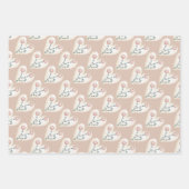 Feuille De Papier Cadeau Pastel Hearts Valentines (Devant 3)