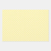 Feuille De Papier Cadeau Pastel Jaune Polka Dot Spring (Devant 2)