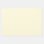 Feuille De Papier Cadeau Pastel Jaune Polka Dot Spring (Devant)