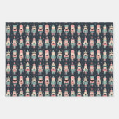 Feuille De Papier Cadeau Pastel Nutcracker (Devant)