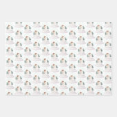 Feuille De Papier Cadeau Pastel Nutcracker Ballerina Noël (Devant)