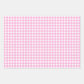 Feuille De Papier Cadeau Pastel Pink En vichy Motif (Devant)