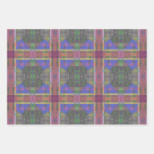 Feuille De Papier Cadeau Pastel rainbow Colorful Geometric (Devant 2)