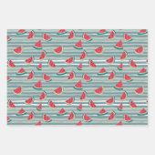 Feuille De Papier Cadeau Pastèque (Devant 3)