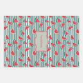 Feuille De Papier Cadeau Pastèque (Devant)