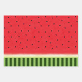 Feuille De Papier Cadeau Pastèque (Devant)