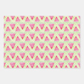 Feuille De Papier Cadeau Pastèque (Devant)