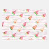 Feuille De Papier Cadeau Pastèque (Devant 3)