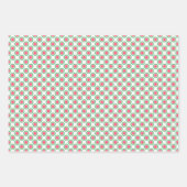 Feuille De Papier Cadeau Pastèque colorée Pink Green Black (Devant 2)