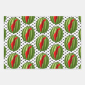 Feuille De Papier Cadeau Pastèque Palestine - Slice (Devant)