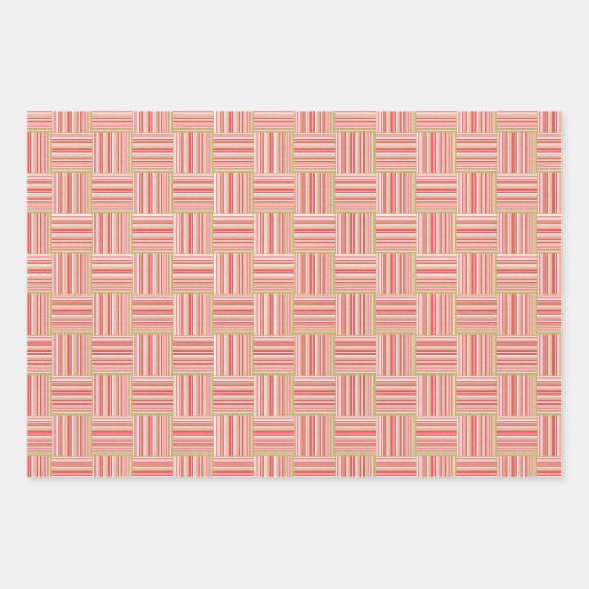 Feuille De Papier Cadeau Patch fraise (Devant 3)