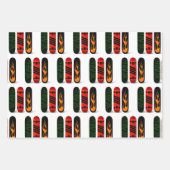 Feuille De Papier Cadeau Patinage cool (Devant)