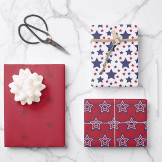 Feuille De Papier Cadeau Patriotique 