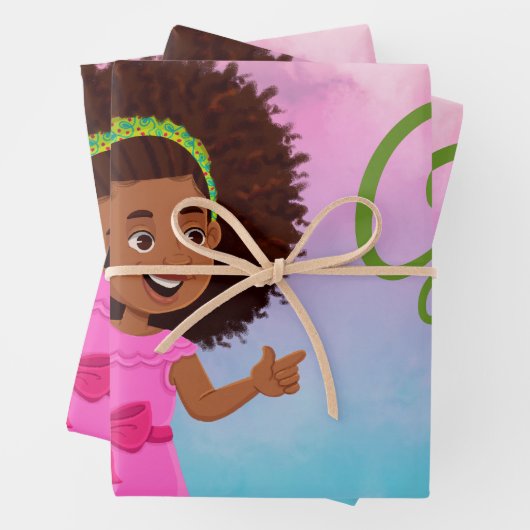 Feuille De Papier Cadeau Patron (En situation)