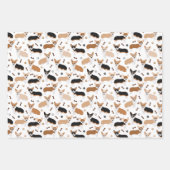 Feuille De Papier Cadeau Patrouilles et os de Chiens de Corgi (Devant 3)