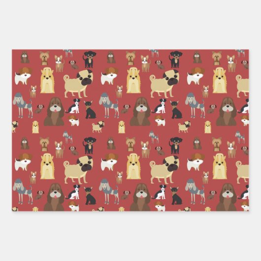 Feuille De Papier Cadeau Pattering (Devant)