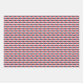 Feuille De Papier Cadeau Patterns de Stars And Stripes (Devant 3)