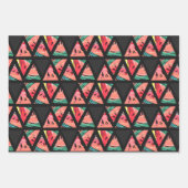 Feuille De Papier Cadeau Patters de Hand Drawn (Devant 3)