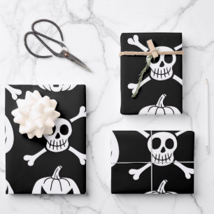 Feuille De Papier Cadeau Patters de Spooky