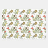 Feuille De Papier Cadeau Patters de Tropical Fruit (Devant)