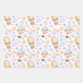 Feuille De Papier Cadeau Patters de Whimsical Watercolor (Devant 3)