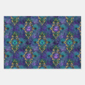 Feuille De Papier Cadeau Patters vibrant Illustrated Peacock (Devant)