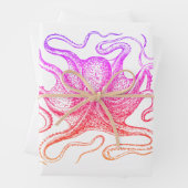 Feuille De Papier Cadeau pattes de poulpe (En situation)