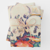 Feuille De Papier Cadeau Paul Cezanne - Aquarelle à trois crânes (En situation)