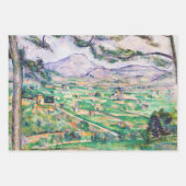 Feuille De Papier Cadeau Paul Cezanne, Mont Sainte-Victoire (Devant 3)