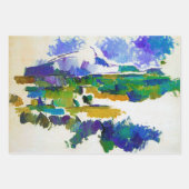 Feuille De Papier Cadeau Paul Cezanne, Mont Sainte-Victoire (Devant 2)
