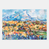 Feuille De Papier Cadeau Paul Cezanne, Mont Sainte-Victoire (Devant)